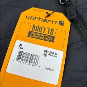Carhartt Black Rain Defender Jacket/ new with tags/black